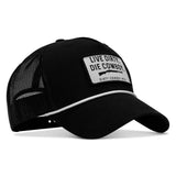 Live Dirty Die Cowboy Patch Rope Snapback Hat - DIRTY COWBOY USA - Flyclothing LLC