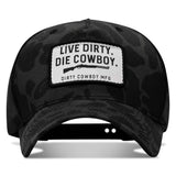 Live Dirty. Die Cowboy. SnapBack Hat - DIRTY COWBOY USA - Flyclothing LLC