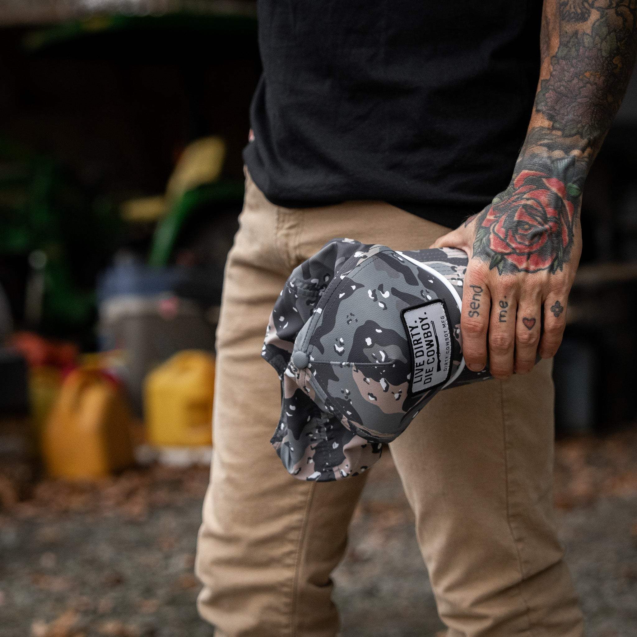 Live Dirty. Die Cowboy. Patch Weekender Snapback - DIRTY COWBOY USA - Flyclothing LLC