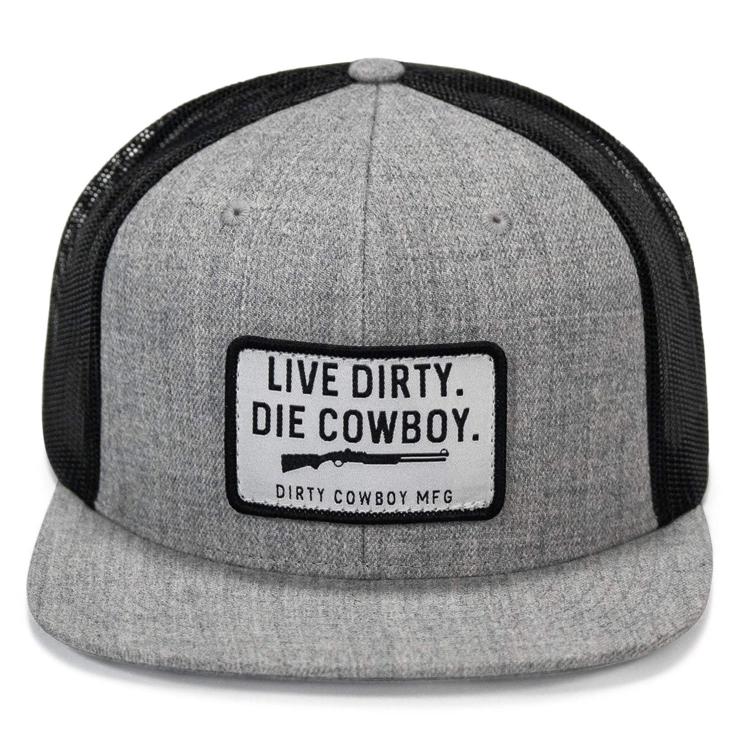 Live Dirty. Die Cowboy. Flatbill SnapBack - DIRTY COWBOY USA - Flyclothing LLC