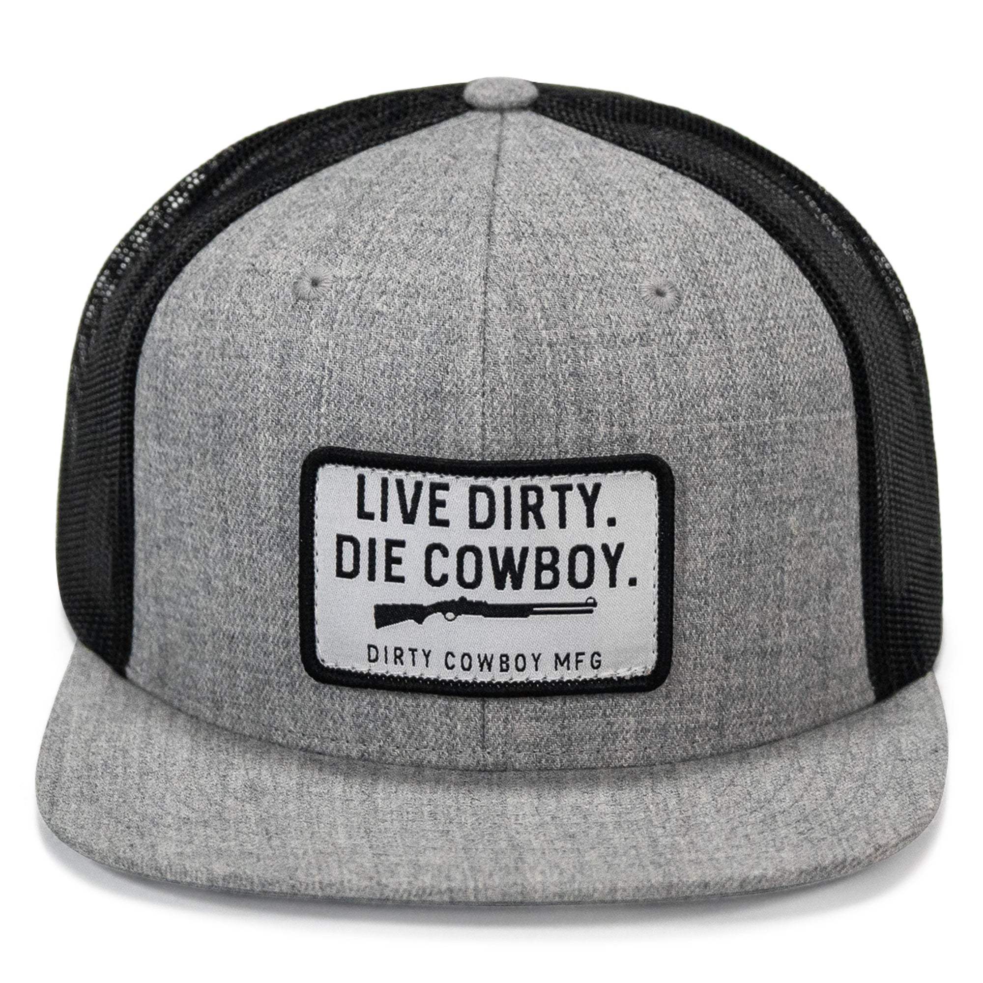 Live Dirty. Die Cowboy. Flatbill SnapBack - DIRTY COWBOY USA - Flyclothing LLC