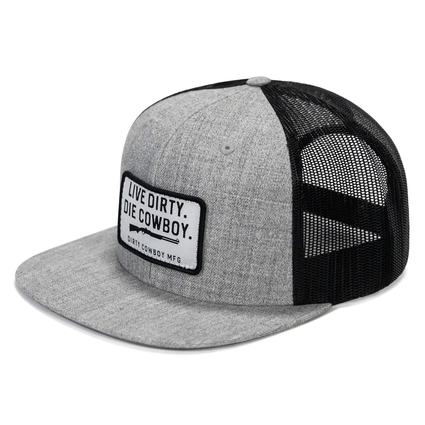 Live Dirty. Die Cowboy. Flatbill SnapBack - DIRTY COWBOY USA - Flyclothing LLC