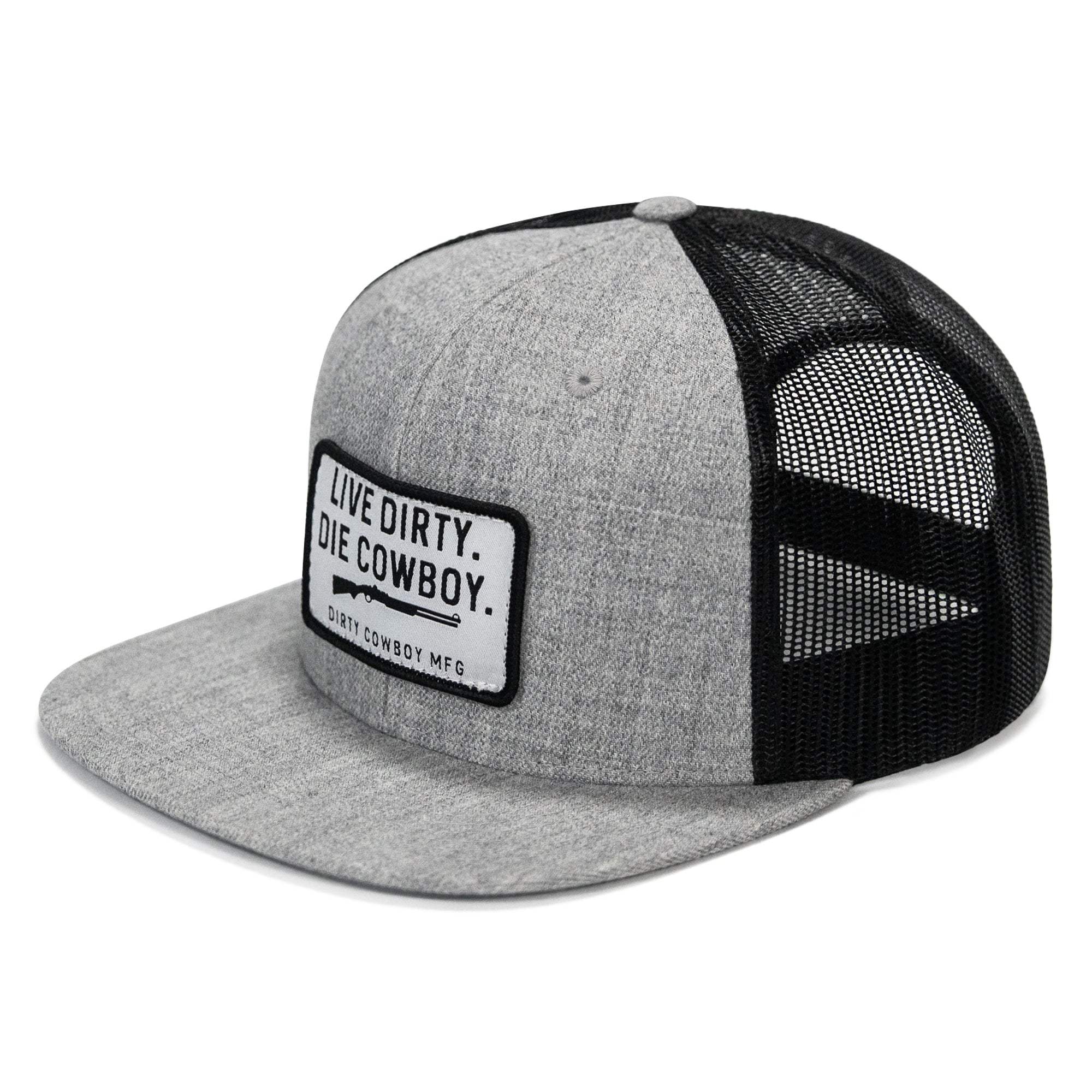 Live Dirty. Die Cowboy. Flatbill SnapBack - DIRTY COWBOY USA - Flyclothing LLC