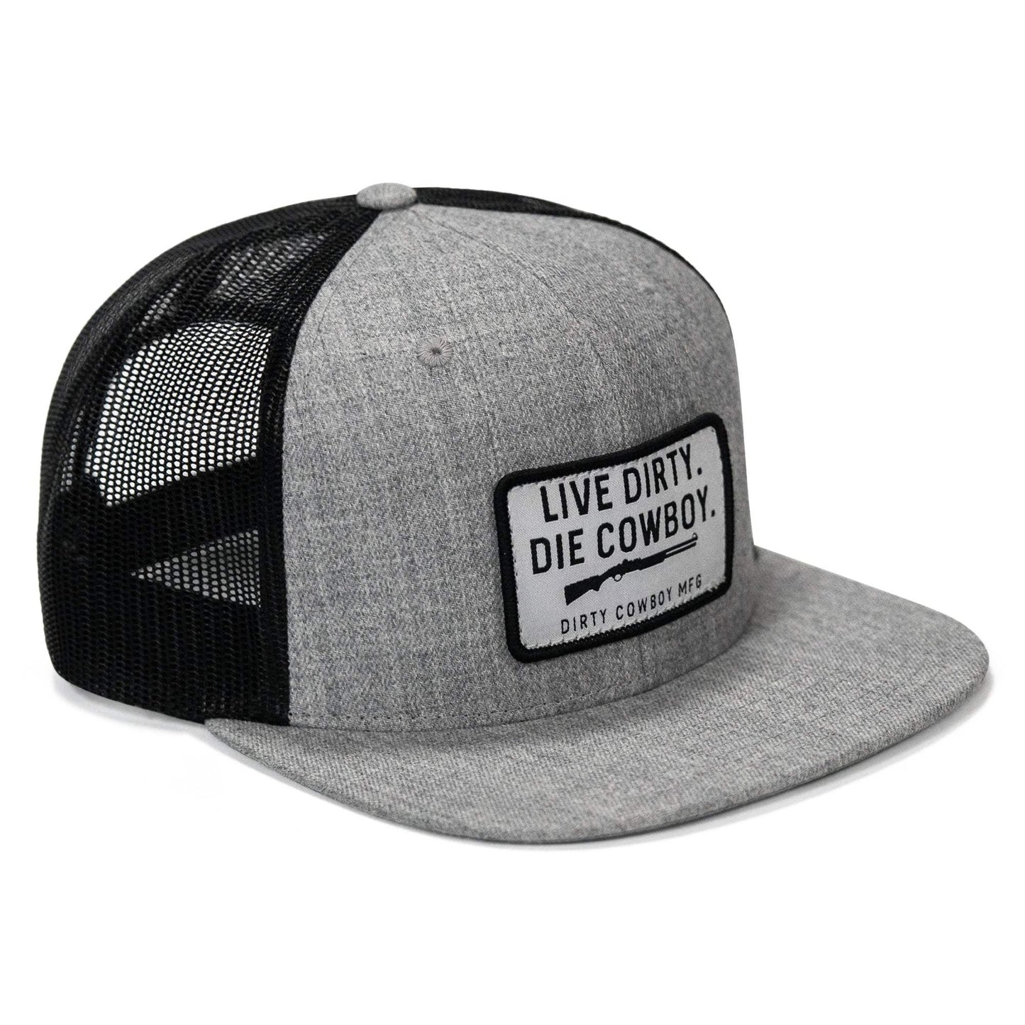 Live Dirty. Die Cowboy. Flatbill SnapBack - DIRTY COWBOY USA - Flyclothing LLC