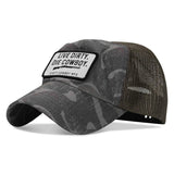 Live Dirty. Die Cowboy Patch Tactical Ripstop Mesh Snapback Hat - DIRTY COWBOY USA - Flyclothing LLC