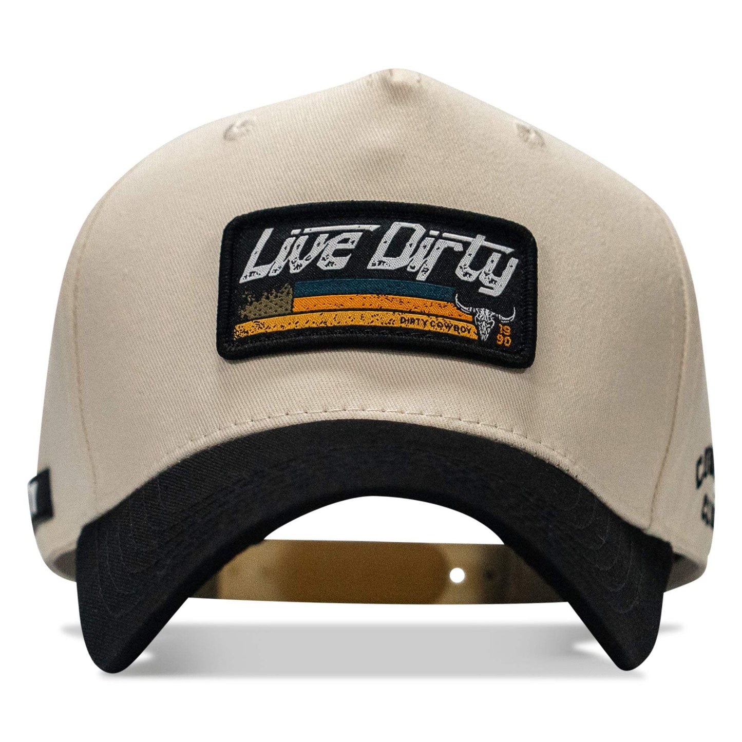 Live Dirty Western Patch 5 Panel Workhorse Snapback - DIRTY COWBOY USA - Flyclothing LLC