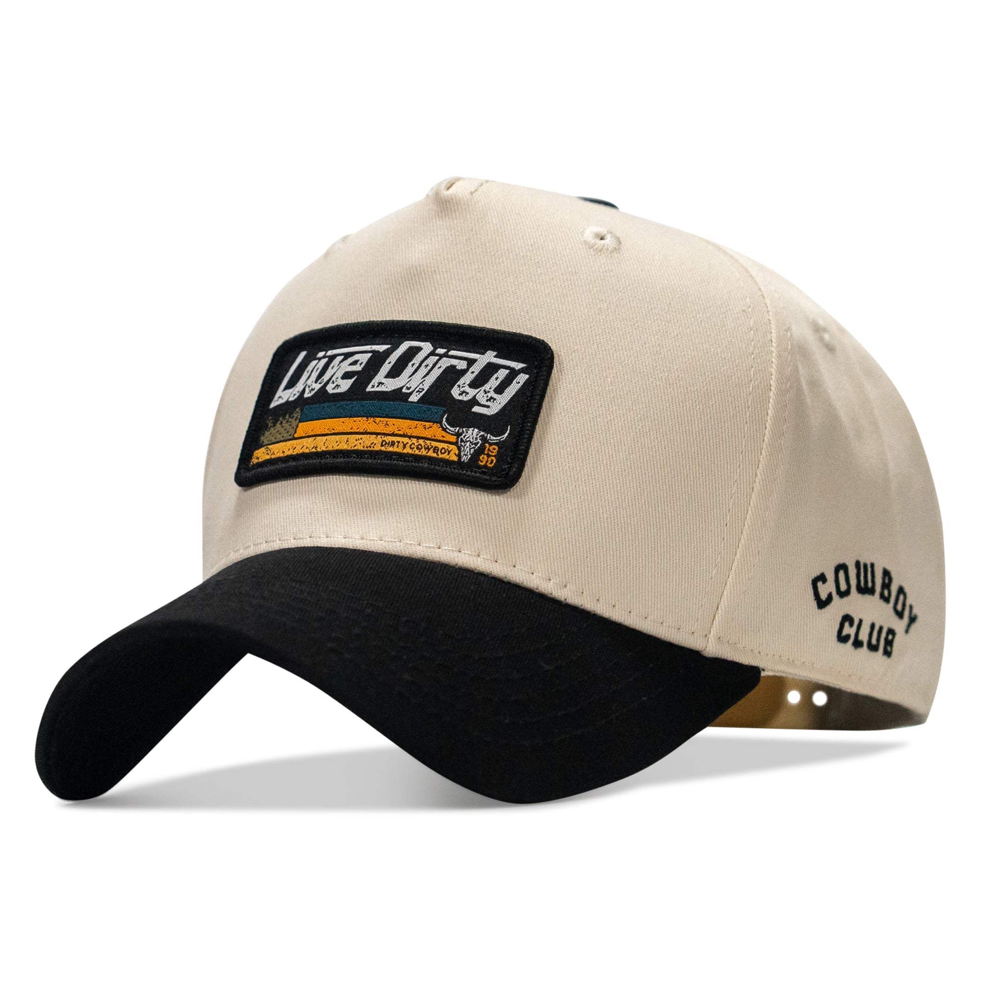 Live Dirty Western Patch 5 Panel Workhorse Snapback - DIRTY COWBOY USA - Flyclothing LLC