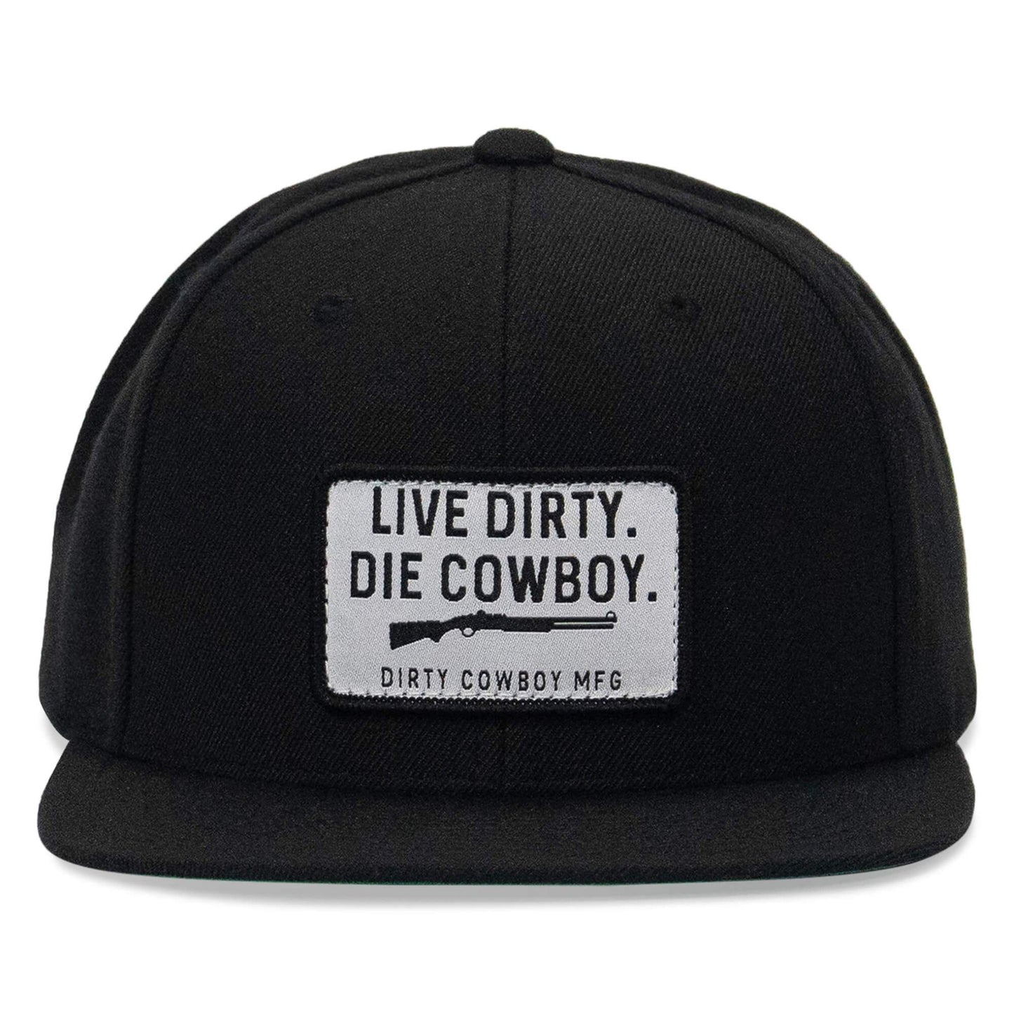 Live Dirty. Die Cowboy. Flatbill SnapBack - DIRTY COWBOY USA - Flyclothing LLC
