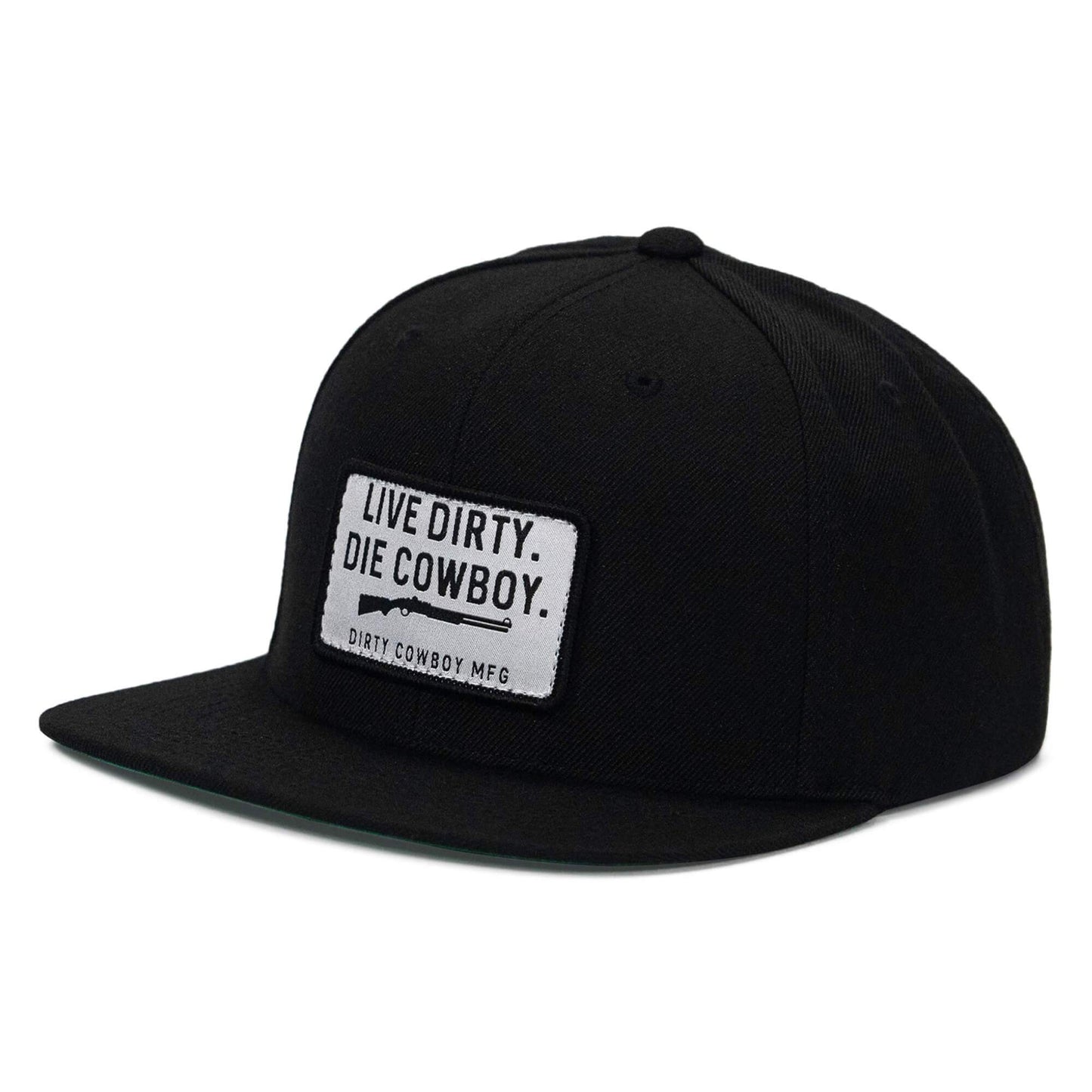 Live Dirty. Die Cowboy. Flatbill SnapBack - DIRTY COWBOY USA - Flyclothing LLC