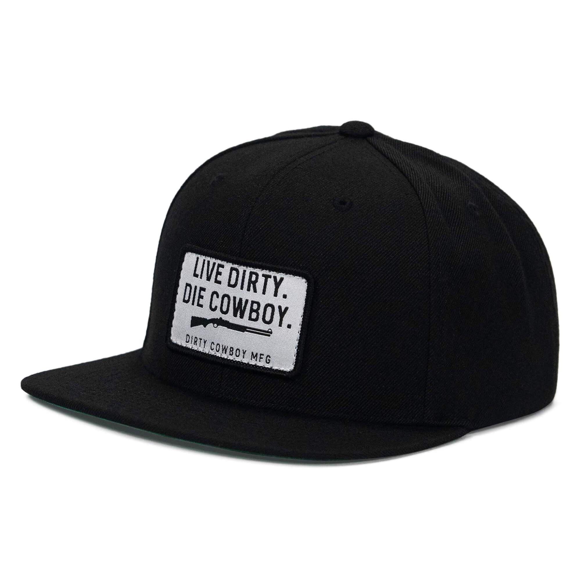 Live Dirty. Die Cowboy. Flatbill SnapBack - DIRTY COWBOY USA - Flyclothing LLC