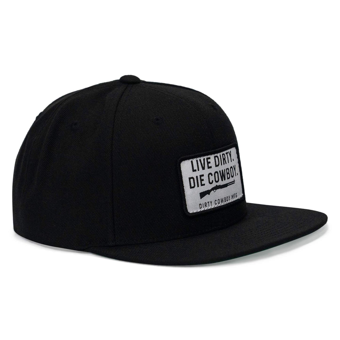 Live Dirty. Die Cowboy. Flatbill SnapBack - DIRTY COWBOY USA - Flyclothing LLC