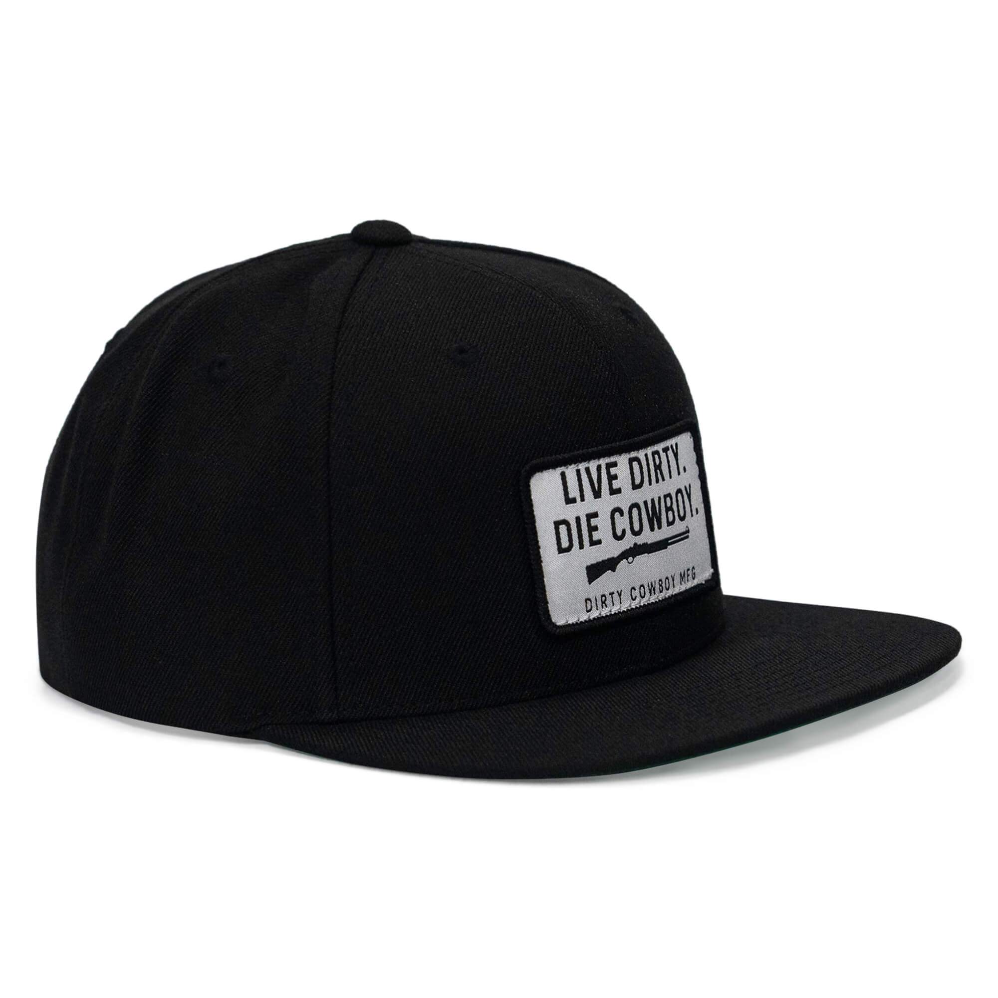 Live Dirty. Die Cowboy. Flatbill SnapBack - DIRTY COWBOY USA - Flyclothing LLC