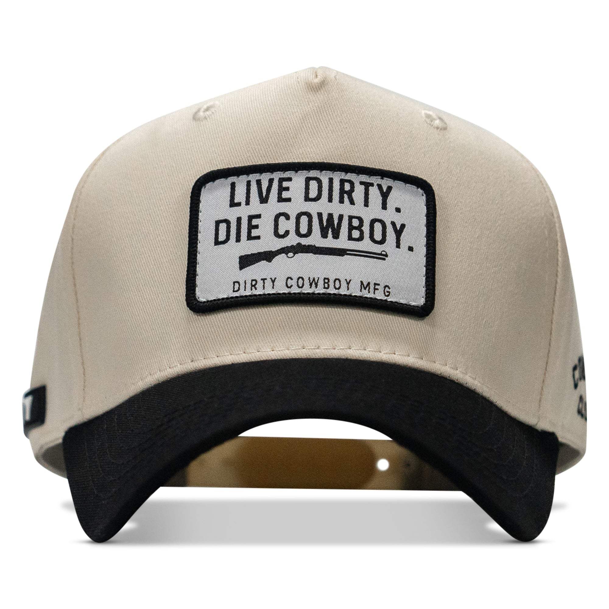 Live Dirty. Die Cowboy Patch 5 Panel Workhorse Snapback - DIRTY COWBOY USA - Flyclothing LLC