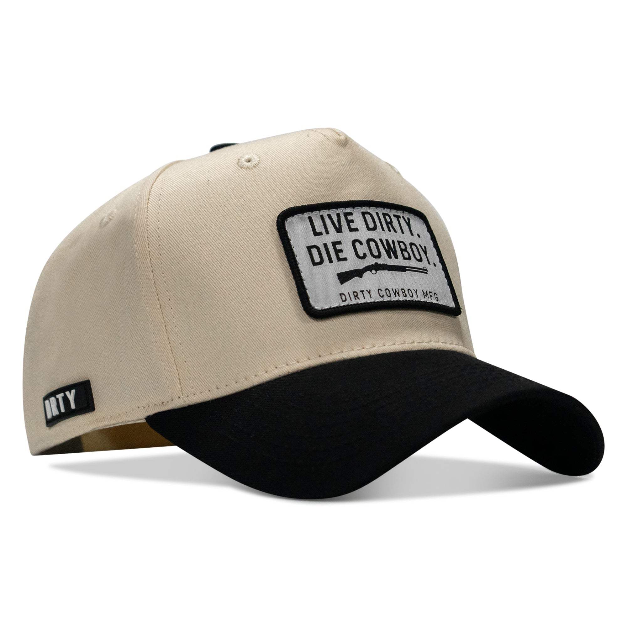 Live Dirty. Die Cowboy Patch 5 Panel Workhorse Snapback - DIRTY COWBOY USA - Flyclothing LLC