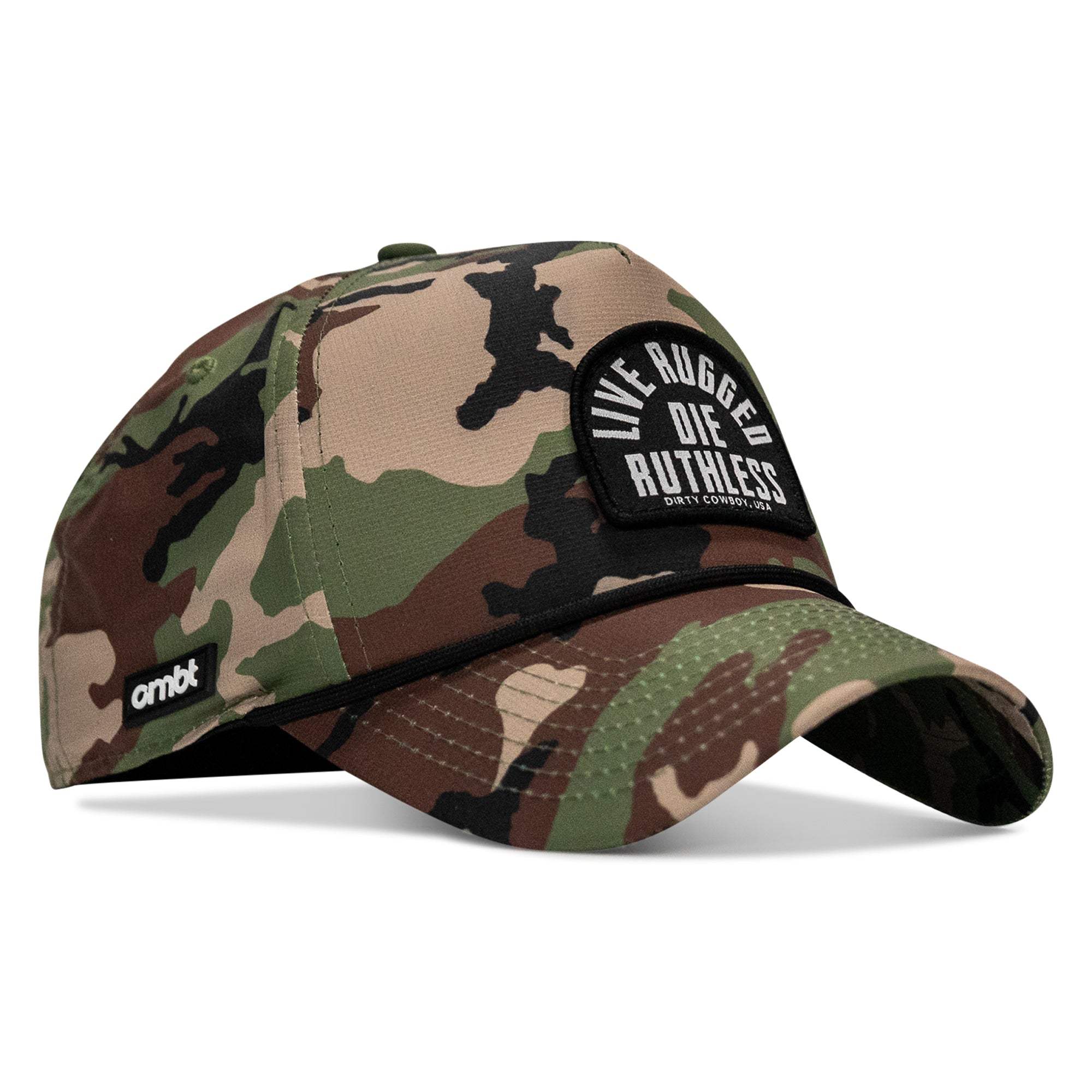 Live Rugged. Die Ruthless Patch Weekender Snapback - DIRTY COWBOY USA - Flyclothing LLC