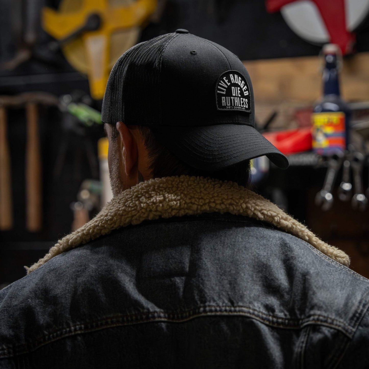 Live Rugged. Die Ruthless Patch Snapback Hat - DIRTY COWBOY USA - Flyclothing LLC