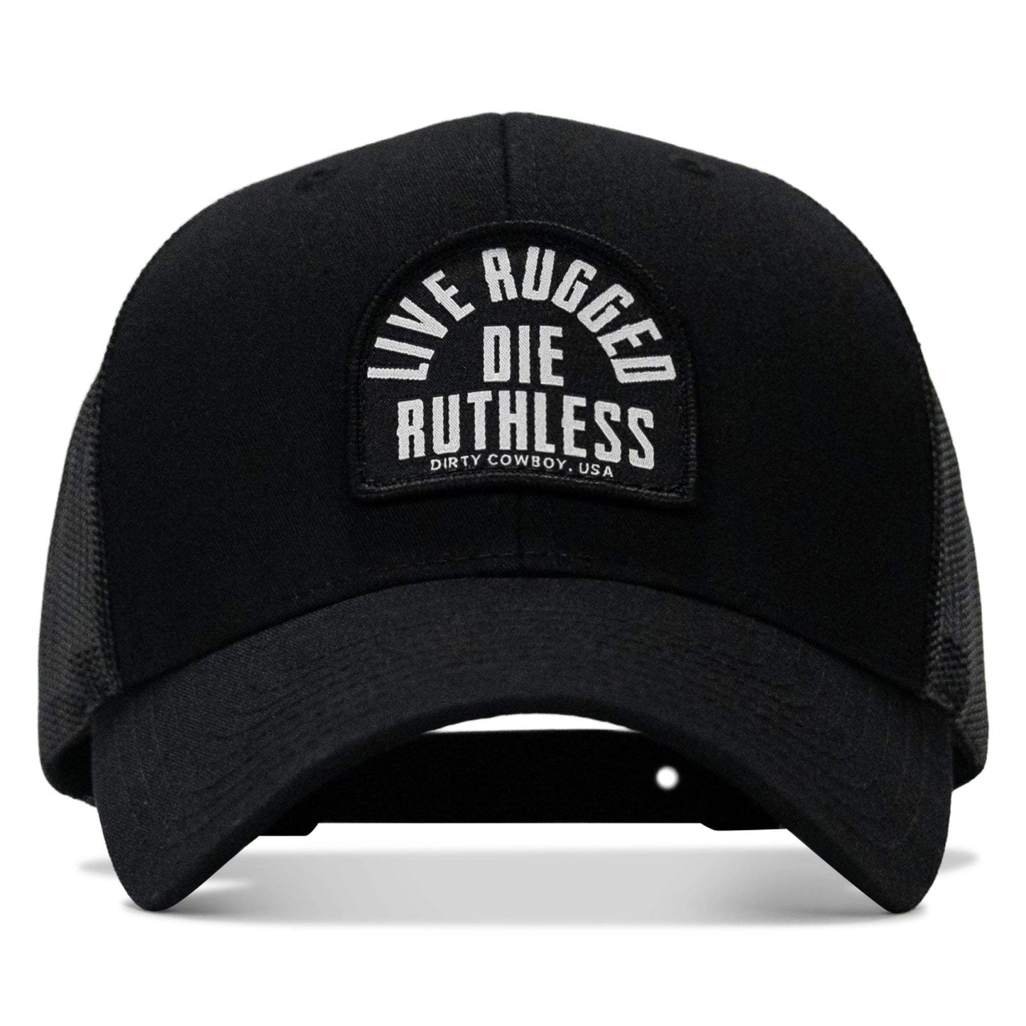 Live Rugged. Die Ruthless Patch Snapback Hat - DIRTY COWBOY USA - Flyclothing LLC
