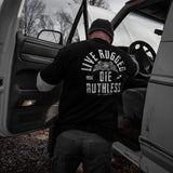 Live Rugged Die Ruthless Men's T-Shirt - DIRTY COWBOY USA - Flyclothing LLC