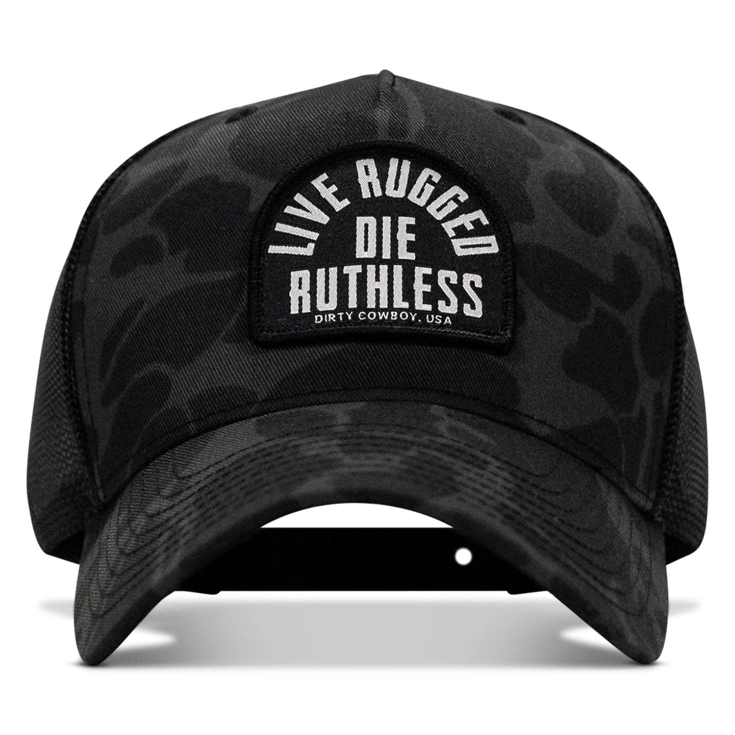 Live Rugged. Die Ruthless Patch Snapback Hat - DIRTY COWBOY USA - Flyclothing LLC