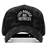 Live Rugged. Die Ruthless Patch Snapback Hat - DIRTY COWBOY USA - Flyclothing LLC