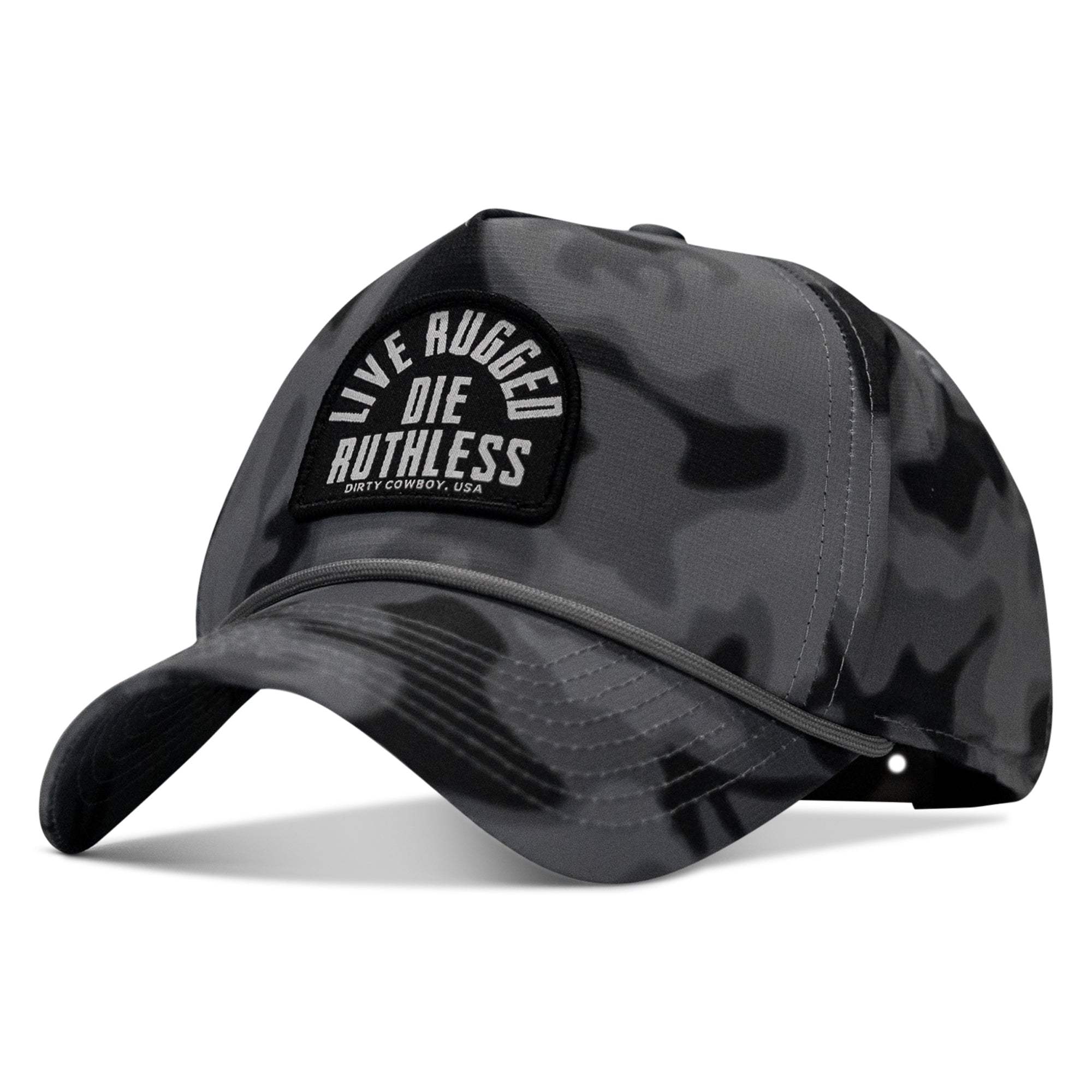 Live Rugged. Die Ruthless Patch Weekender Snapback - DIRTY COWBOY USA - Flyclothing LLC
