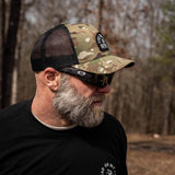 Live Rugged. Die Ruthless Patch Snapback Hat - DIRTY COWBOY USA - Flyclothing LLC