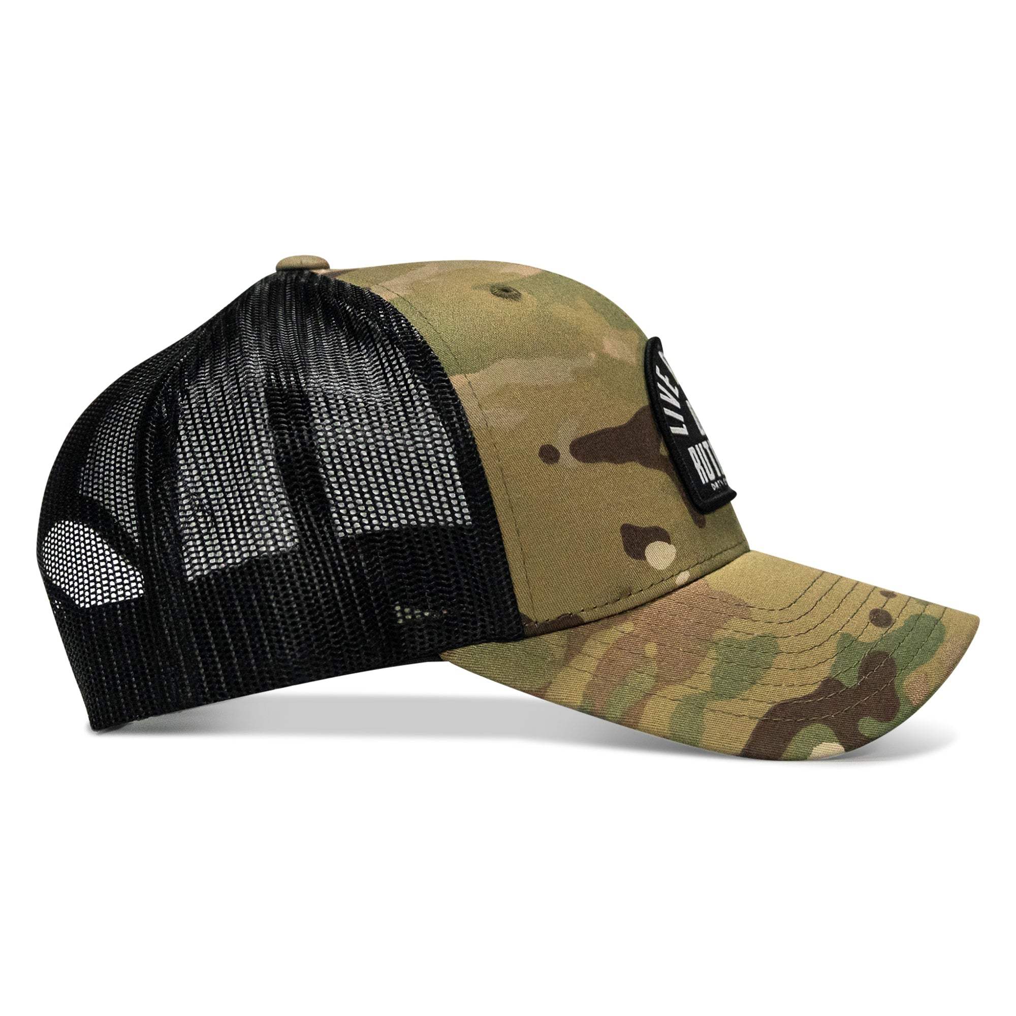 Live Rugged. Die Ruthless Patch Snapback Hat - DIRTY COWBOY USA - Flyclothing LLC