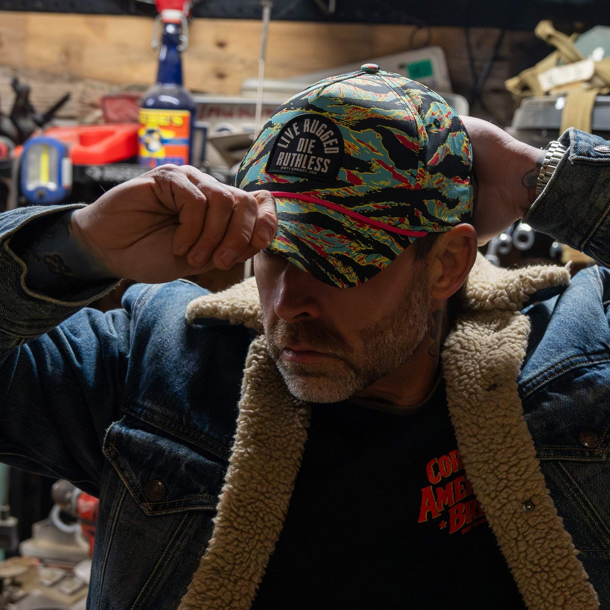 Live Rugged. Die Ruthless Patch Weekender Snapback - DIRTY COWBOY USA - Flyclothing LLC