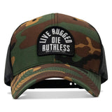 Live Rugged. Die Ruthless Patch Snapback Hat - DIRTY COWBOY USA - Flyclothing LLC