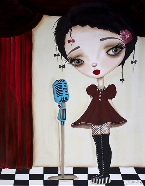 Black Market Art Company Little Performer Print