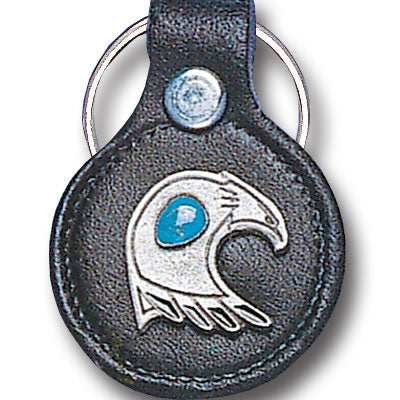 Leather Keychain - Southwest Eagle - Siskiyou Originals - Flyclothing LLC