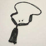 Pearl Beaded Tassel Long Necklace - Madeline Love - Flyclothing LLC