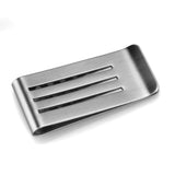 LO3383 - High polished (no plating) Stainless Steel Money clip with No Stone - Alamode
