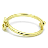 LO4016 - Flash Gold Brass Ring with No Stone - Alamode