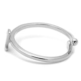 LO4019 - Rhodium Brass Ring with No Stone - Alamode - Flyclothing LLC