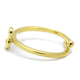 LO4022 - Flash Gold Brass Ring with No Stone - Alamode