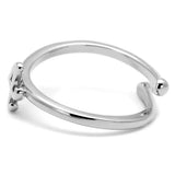 LO4031 - Rhodium Brass Ring with No Stone - Alamode - Flyclothing LLC