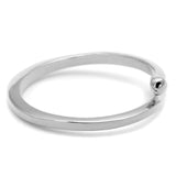 LO4039 - Rhodium Brass Ring with No Stone - Alamode