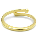 LO4040 - Flash Gold Brass Ring with No Stone - Alamode - Flyclothing LLC