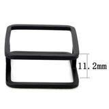 LO4237 - Ruthenium Brass Ring with No Stone - Alamode - Flyclothing LLC