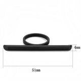 LO4259 - Ruthenium Brass Ring with No Stone - Alamode - Flyclothing LLC