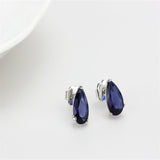 LO4672 - Rhodium 925 Sterling Silver Earrings with AAA Grade CZ  in Clear - Alamode