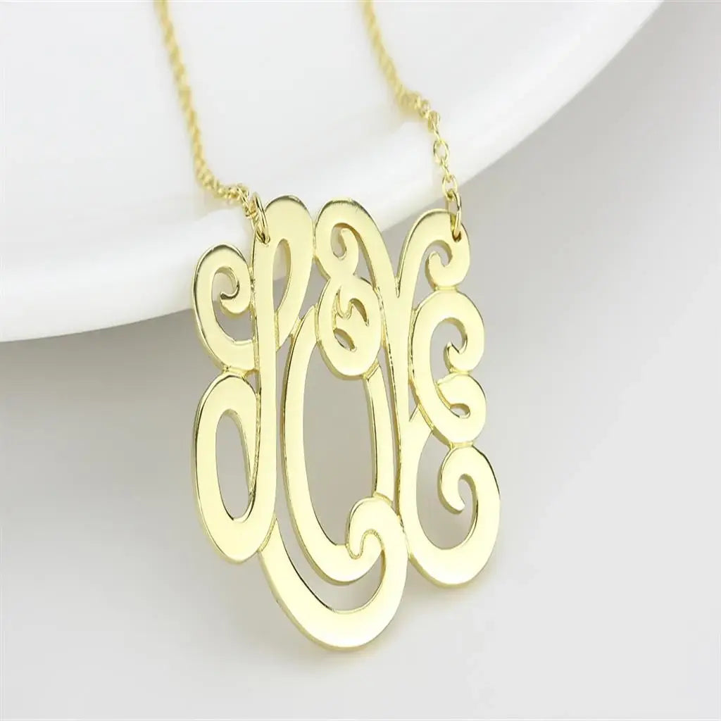 LO4690 - Rhodium Brass Necklace with No Stone - Alamode - Flyclothing LLC