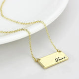 LO4699 - Flash Gold Brass Necklace with Top Grade Crystal in Clear - Alamode - Flyclothing LLC