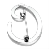 LOA1361 - Rhodium Brass Brooches with Top Grade Crystal in Clear - Alamode - Flyclothing LLC