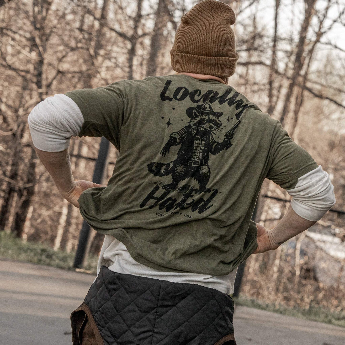 Locally Hated Men's T-Shirt - DIRTY COWBOY USA - Flyclothing LLC