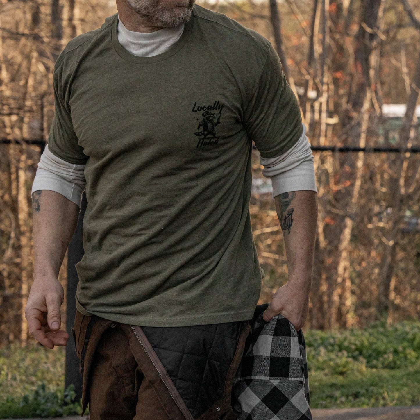 Locally Hated Men's T-Shirt - DIRTY COWBOY USA - Flyclothing LLC