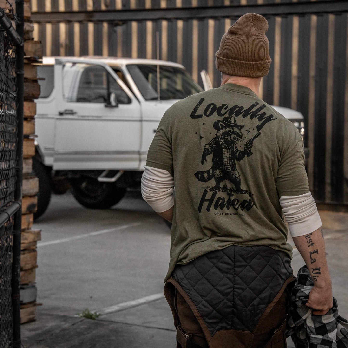 Locally Hated Men's T-Shirt - DIRTY COWBOY USA - Flyclothing LLC