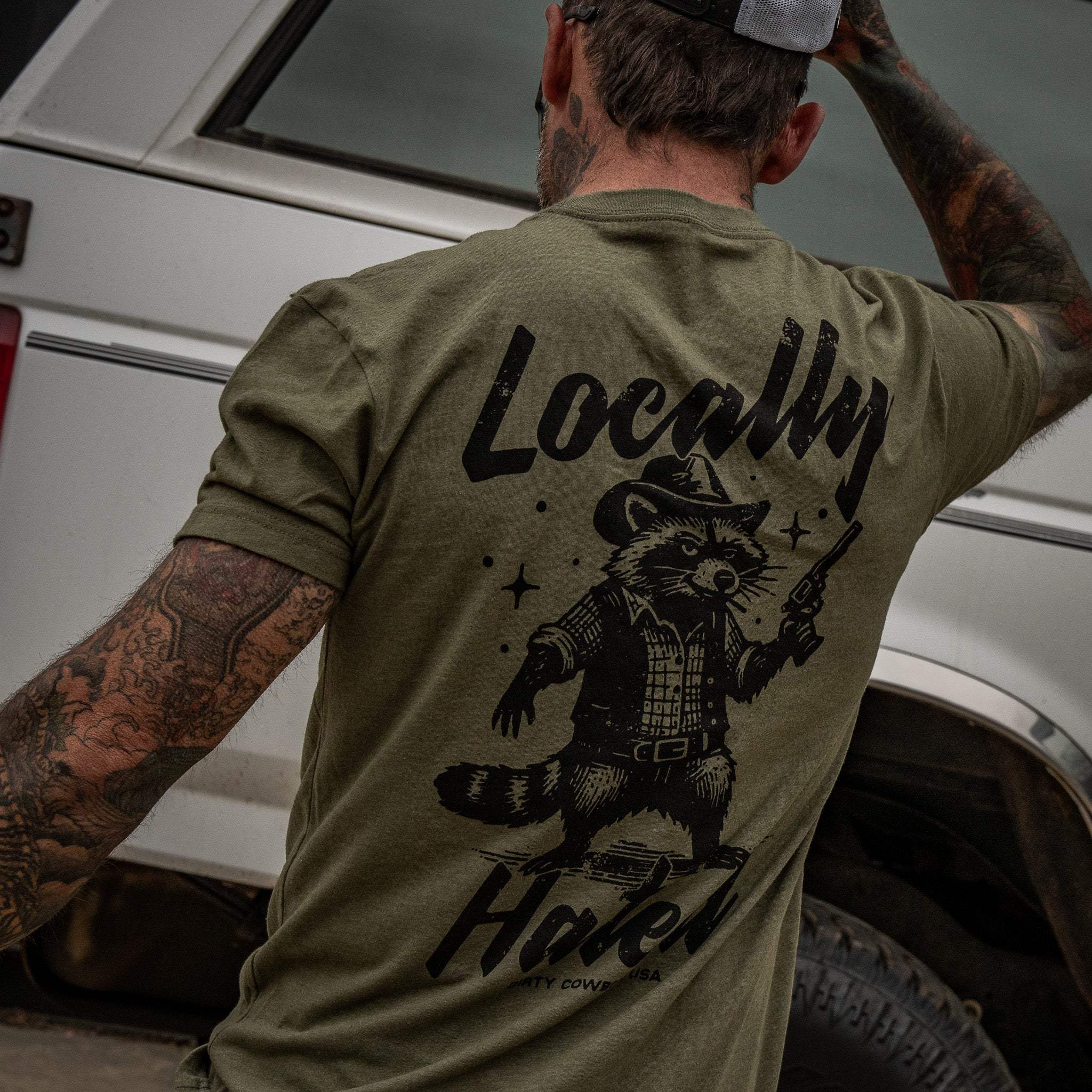 Locally Hated Men's T-Shirt - DIRTY COWBOY USA - Flyclothing LLC