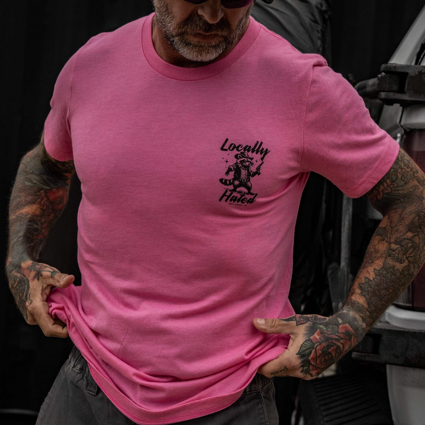 Locally Hated Men's T-Shirt - DIRTY COWBOY USA - Flyclothing LLC